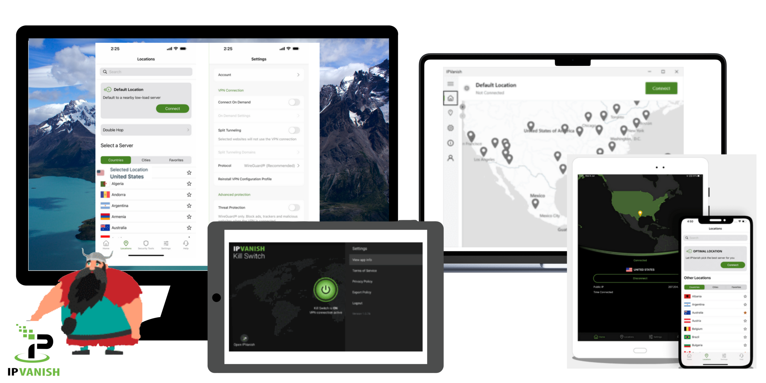 IPvanish platforms