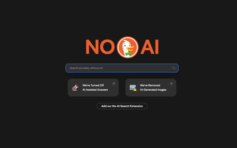 DuckDuckGo lanserar sökmotor helt utan AI – så fungerar No AI Search