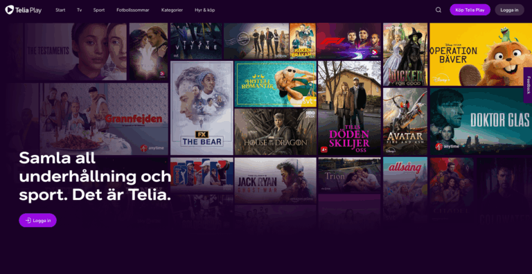 Telia Play: så fungerar tjänsten, appen och Telia Play Hub 2026