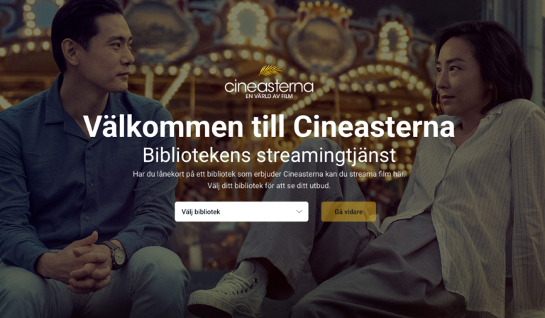 Cineasterna – gratis film med bibliotekskort, app & bästa tips 2026